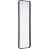 Full Length Leaner Floor Mirror with a minimalist black frame, ideal for brightening and enhancing any room's interior.