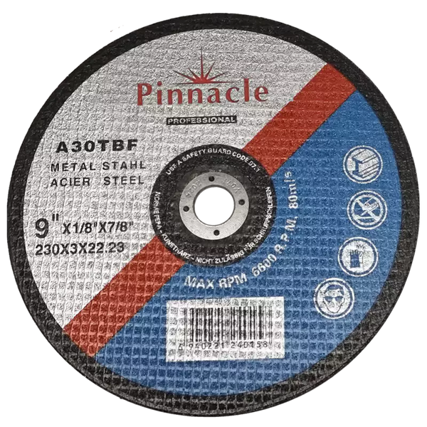 230mm Professional Metal Cutting Disc 5-Pack
