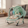 Cotton Polyester Blend Rocker and Bouncer Baby Bouncer