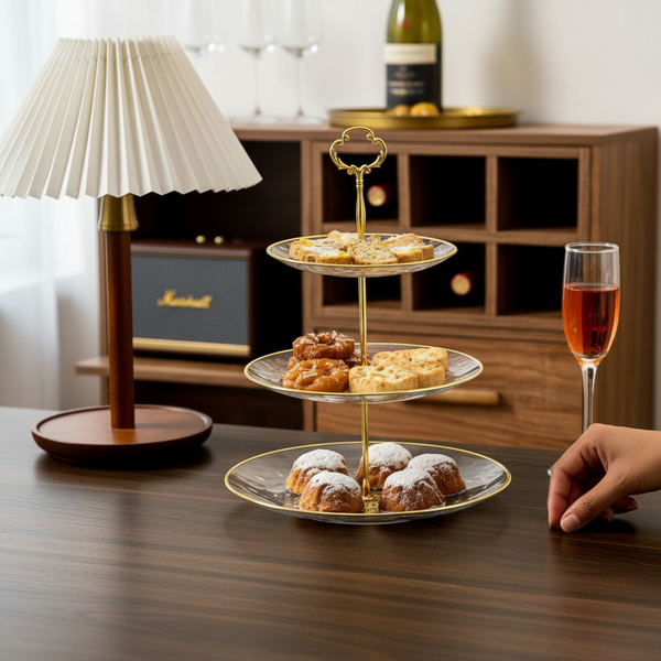 Transparent Resin Cake Stand