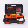 Portable 3 Ton Electric Jack Emergency Tool Set in durable case with accessories for vehicle repairs.