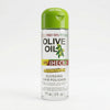 Professional Olive Oil Glossing Hair Polisher bottle with green cap, 177 mL size, designed for frizz control and shine.