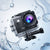 HD Waterproof Sports Camera designed for action recording and underwater adventures with a clear lens.