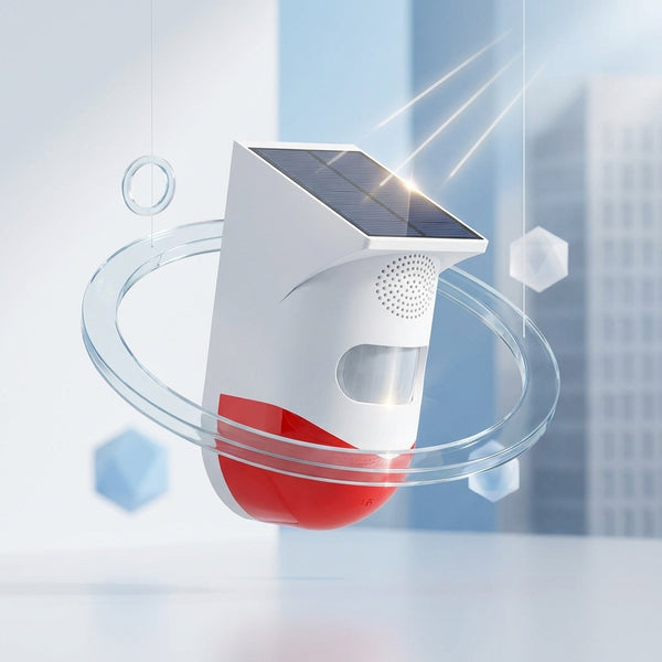 Solar Powered RF433 Infrared Motion Sensor Security Alarm