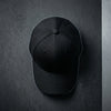 Multi-color OEM Custom Design Embroidery Baseball Cap in black, featuring an adjustable fit and breathable materials.