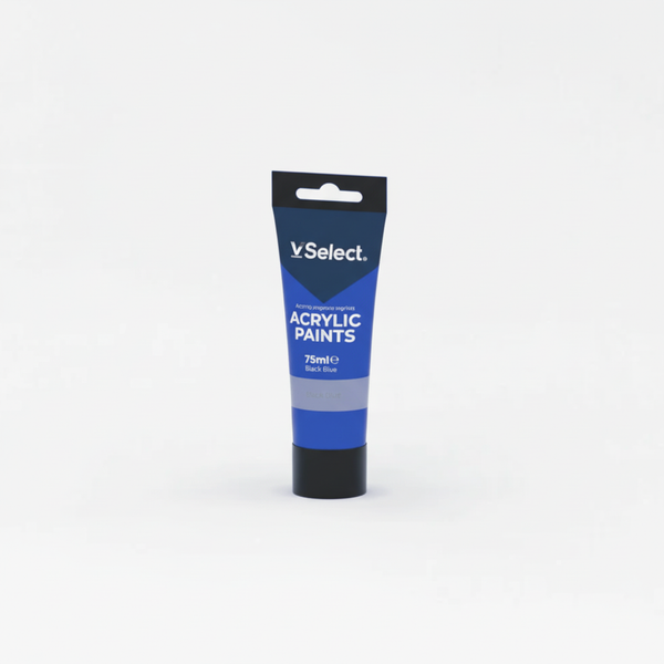 Acrylic Paint 75ml - Ultramarine in a tube, ideal for art and craft projects with deep blue coverage.