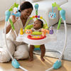 Multifunction Baby Jumperoo Learning Walker with Music used by a baby and parent for fun and playful development.