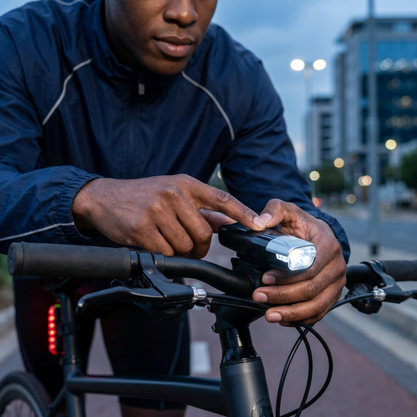 USB Rechargeable Bike Light Set