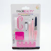 6PCS Blister Card Manicure Kit featuring essential manicure and pedicure tools in a compact package.