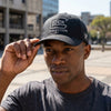 Vintage Sporty Oxford Twill 6-Panel Fitted Baseball Cap