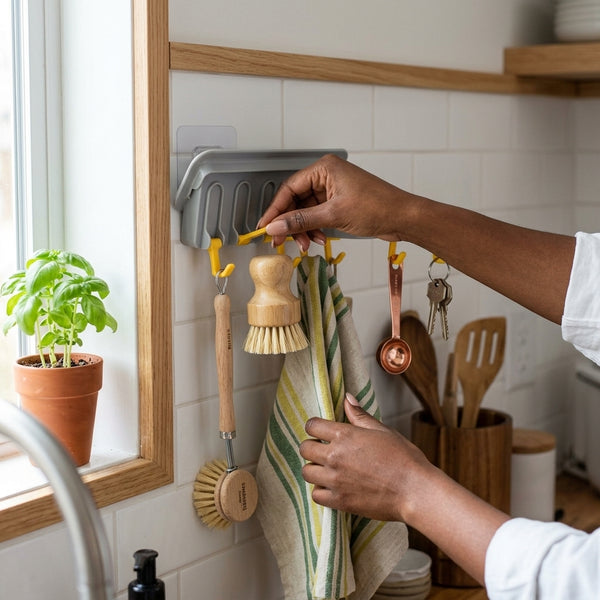 Household Vacuum Cleaner Storage Rack