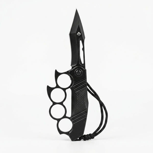 Folding Hunting Knife with Wood Inlay