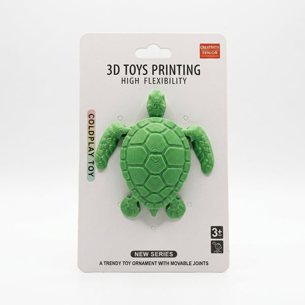 3D Printed Articulated Turtle Toy