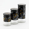 Marble Pattern Glass Spice Jar