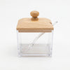 Square Acrylic Jam Jar with Lid