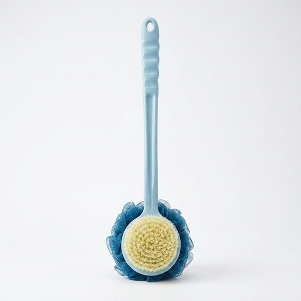 Long-Handled Mesh Bath Sponge