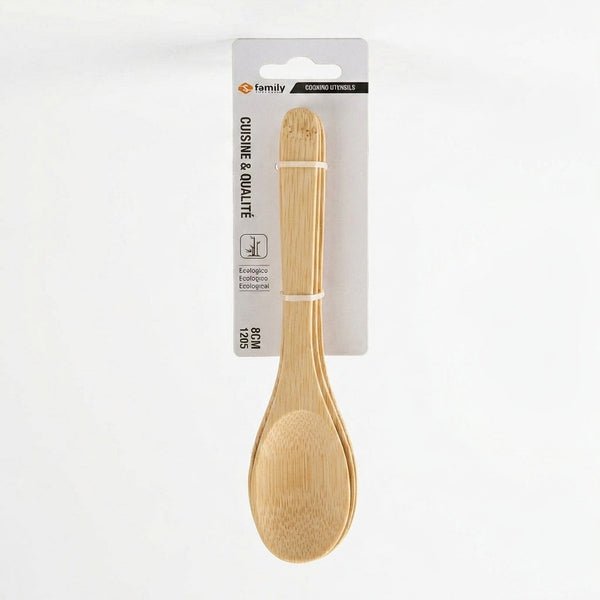 30cm Long Handle Bamboo Soup Spoon