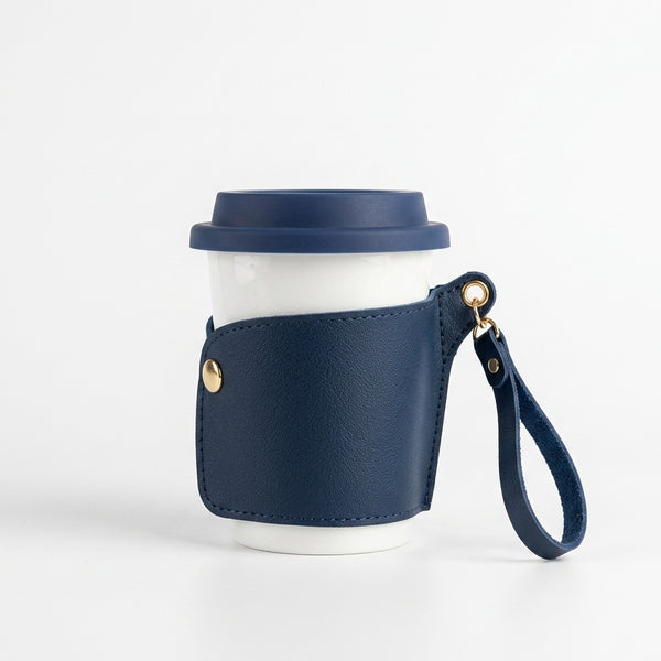 Faux Leather Coffee Cup Sleeve