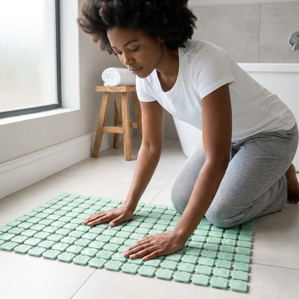 Anti-slip Absorbent PVC Bathroom Mat