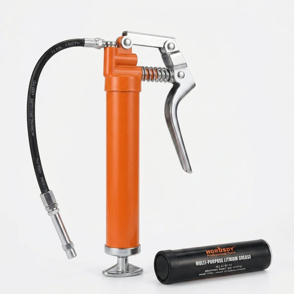 Pistol Grip Grease Gun and Lithium Grease Set