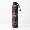 21-Inch Automatic Foldable Windproof Umbrella in a heart-patterned case, ideal for keeping dry in unpredictable weather.