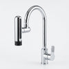 720 Degree Rotating Anti-Splash Faucet Aerator in polished chrome finish for efficient water flow control.