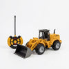 Kids Engineering Bulldozer Toy with Rolling Wheels with remote controller and realistic design.