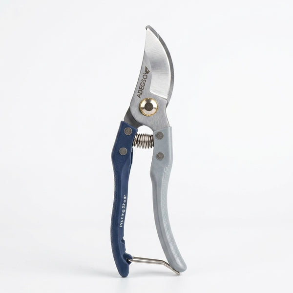 8 Inch Heavy Duty Bypass Garden Pruning Shears with ergonomic handles and sharp blades for precise cutting.