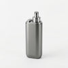 Rechargeable Mini Nose and Ear Hair Trimmer in sleek silver design, perfect for grooming on the go.