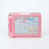 Colorful Magnetic Drawing and Sketch Board in pink for mess-free creativity.