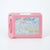 Colorful Magnetic Drawing and Sketch Board in pink for mess-free creativity.