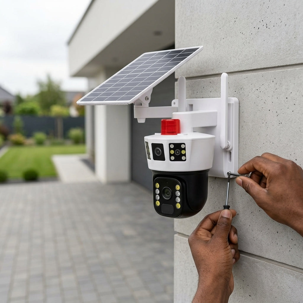 Solar Powered Smart Alarm PTZ Security Camera – Perfect Dealz