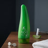 Aloe Vera Soothing Moisture Conditioner in green bottle, 300ml, designed to hydrate and nourish hair.