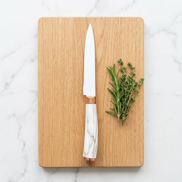 Professional Ceramic Slicing Knife with Marble Pattern Handle