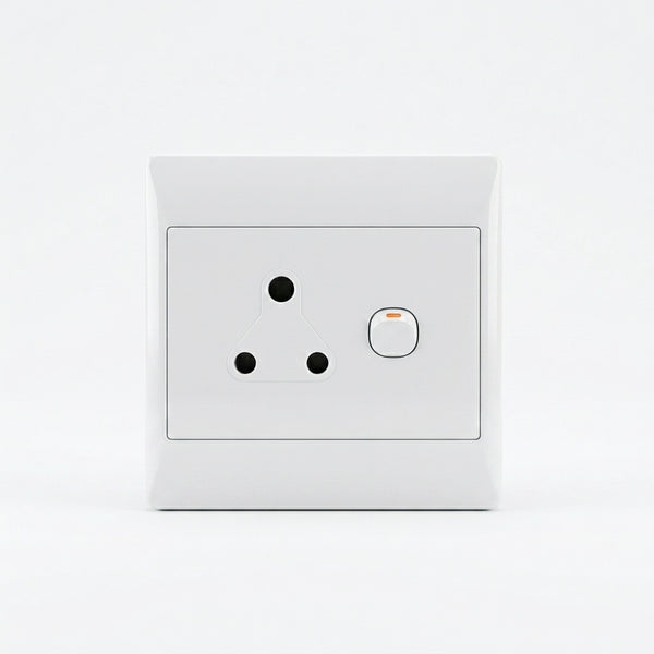 4x4 Single Switched Socket 2-Pack