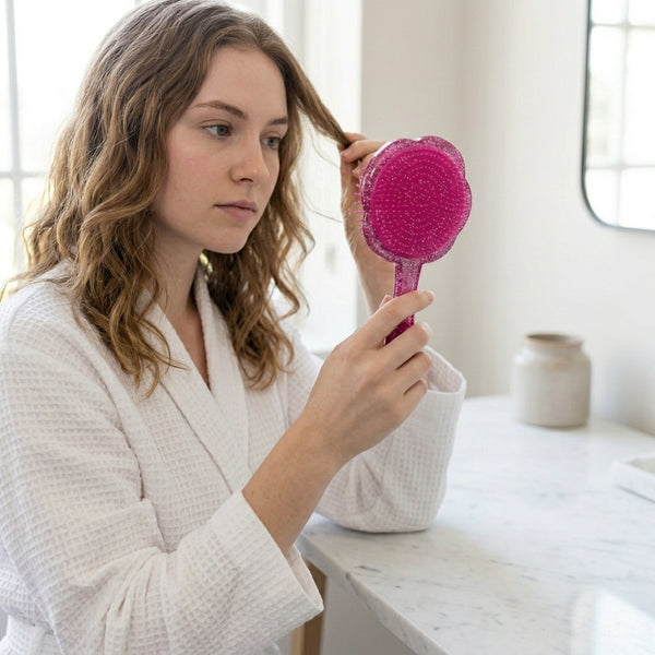 Cartoon Crystal Hair Brush