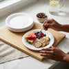 Disposable White Round Paper Plates 230mm 20 Pack