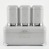 Modern Iron Bread Box with Kitchen Canisters
