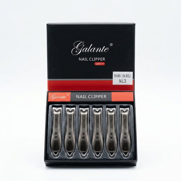 Pack of 6 Premium Durable Sharp Nail Clipper in a sleek box for easy storage and use.
