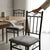 Monaco Event Dining Chair with sleek metal frame and stylish cushion, perfect for elegant dining setups.
