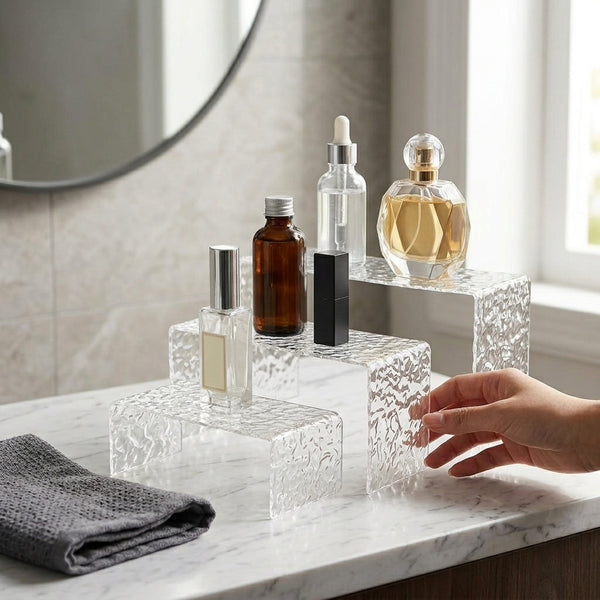 Clear Acrylic Riser Display Stand in 3 Sizes