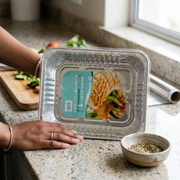 Heavy Duty Rectangular Aluminium Foil Roasting Tray