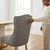Diamond Tufted Luxe Dining Chair