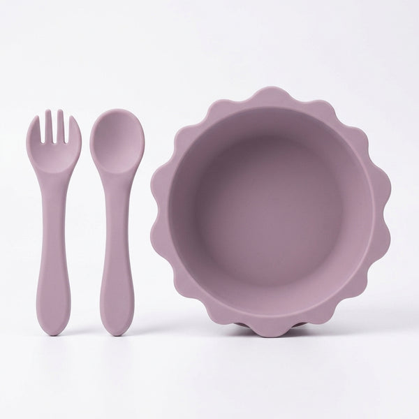 Children's Bowl Fork and Spoon Feeding Set