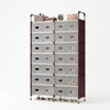 7 Layer Floor Standing Shoe Rack with Open Top Shelf