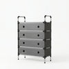 4 Tier Dust Proof Shoe Rack with Closed Covers