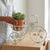 Metal Tricycle Planter Stand with Basket for Patio and Garden