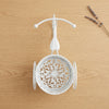 White Metal Bicycle Plant Stand for Indoor Decor