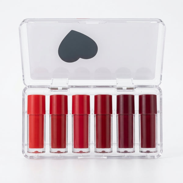 6 Pcs Romantic Empire Matte Lip Gloss Set