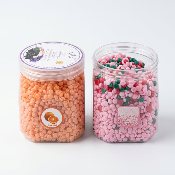 2-Piece Jar Set Hard Wax Beans Hair Removal Kit